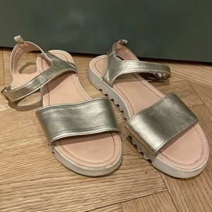Gold H&M sandals